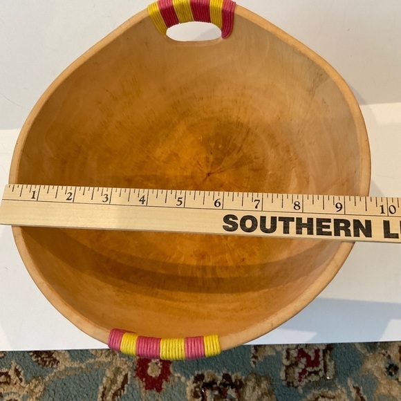 Anthropologie Amai Serving Wooden Bowl - Picture 6 of 9